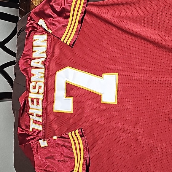 Worn Mens Football Jersey size 54 Theismann Redskins - Picture 5 of 7